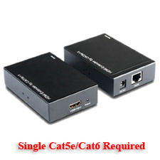 hdmi over single cat5-cat5e-cat6 extender